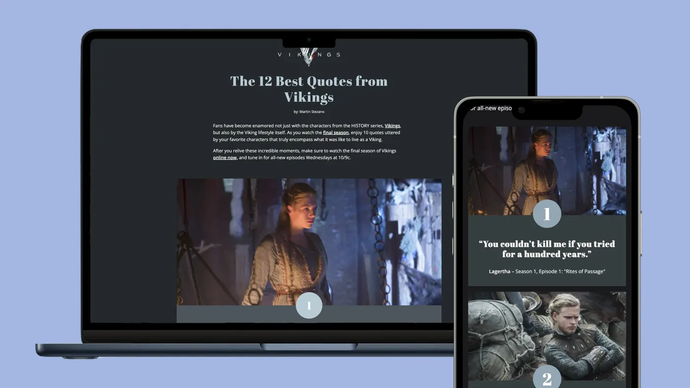 Twelve Quotes From Vikings feature
